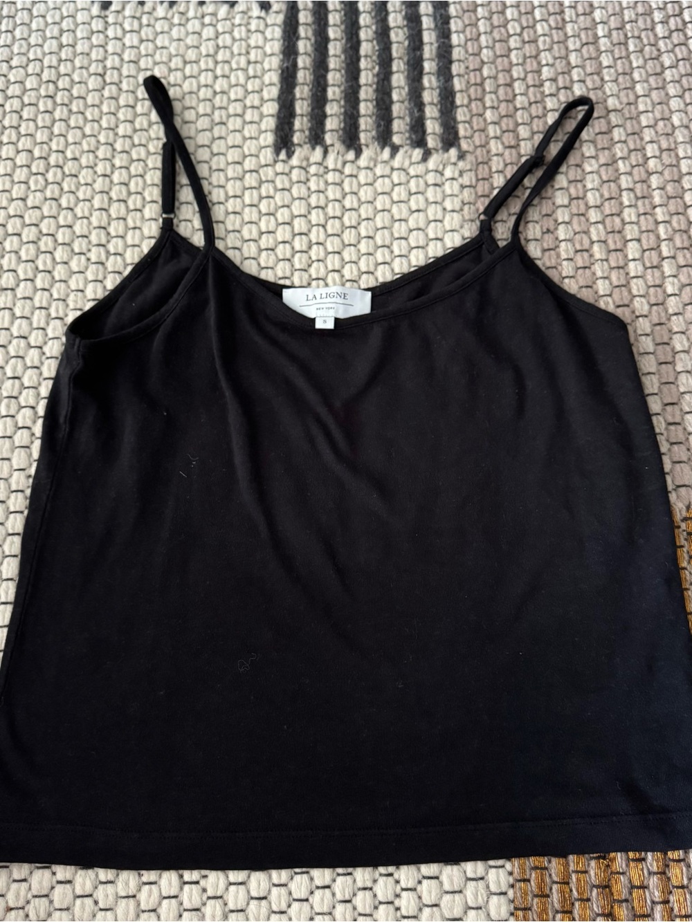 La Ligne Molly Tank Black Size Small